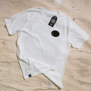 Stalk & Strike White Tee