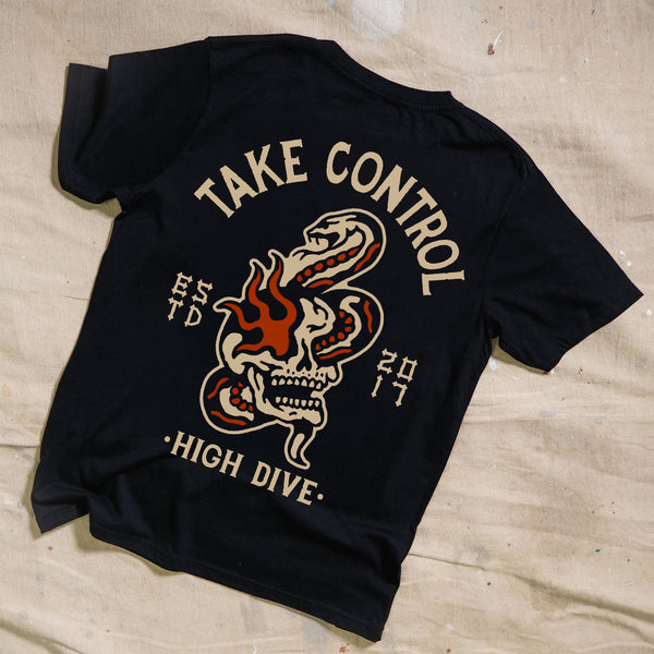 Take Control Black Tee