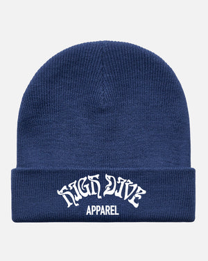 HDA Embroidered Blue Beanie