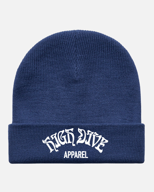 HDA Embroidered Blue Beanie