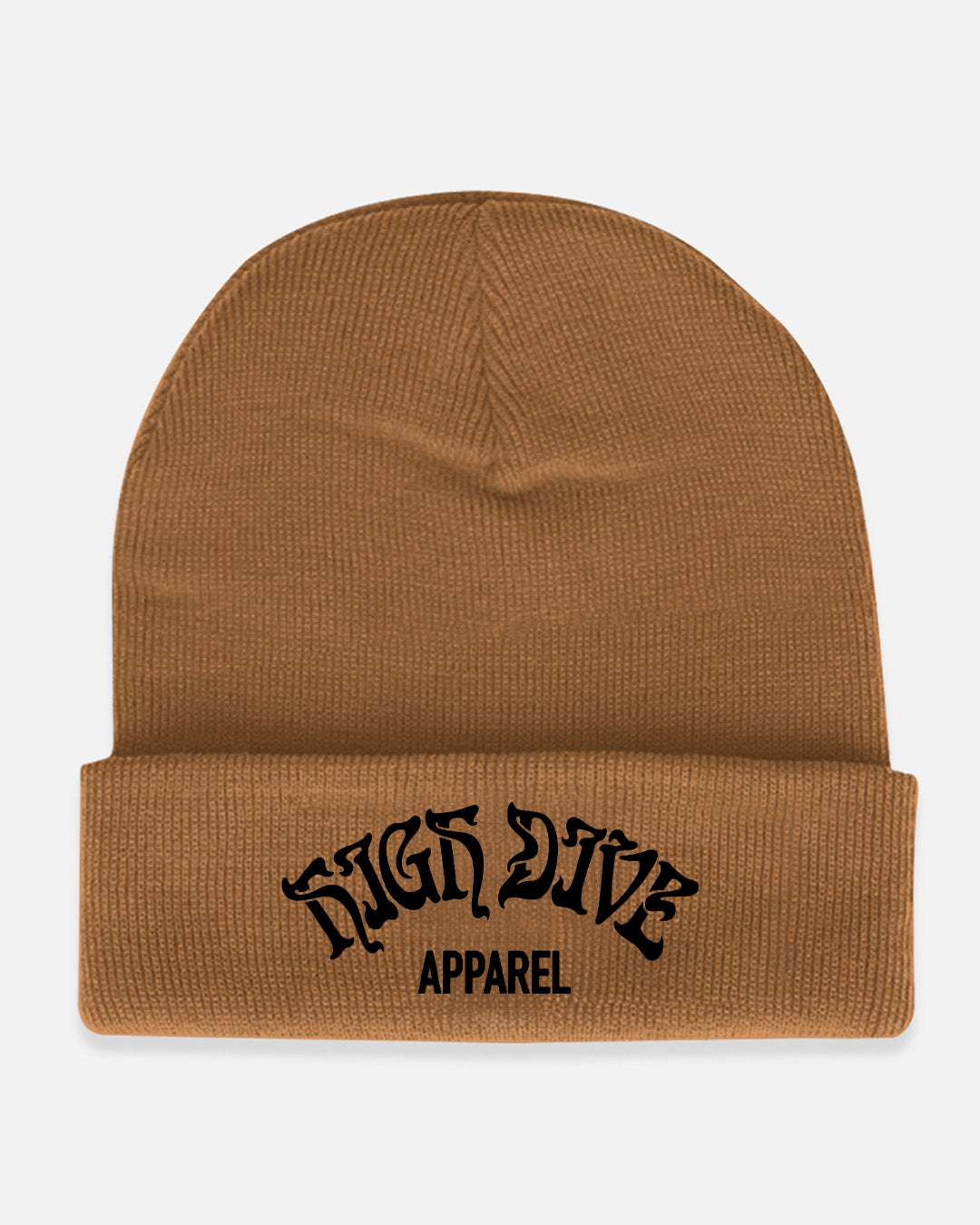 HDA Embroidered Caramel Beanie