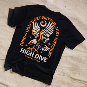 Things Don't Get Better Black Tee