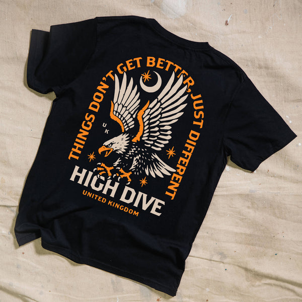 Things Don't Get Better Black Tee