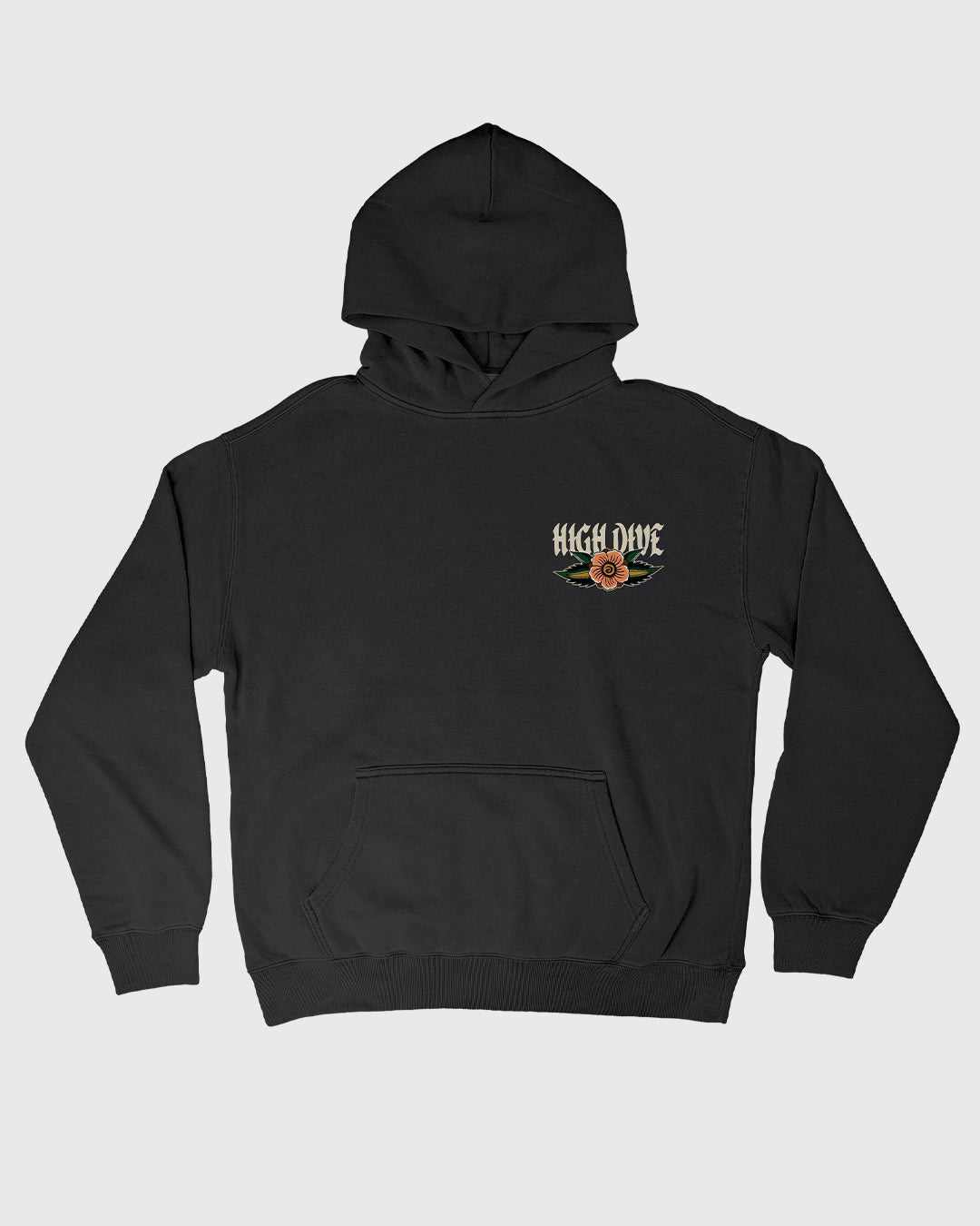 Tiger Black Oversized Hoody