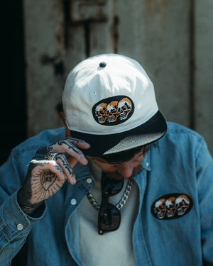 3 Skulls Two Tone Cap