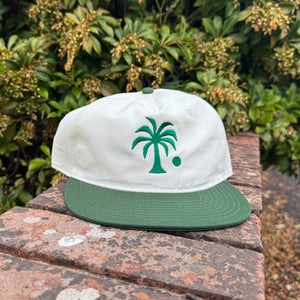 Palm Two Tone Forest Green Cap