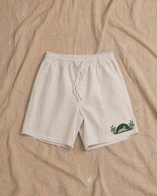 Untamed Linen Shorts Natural