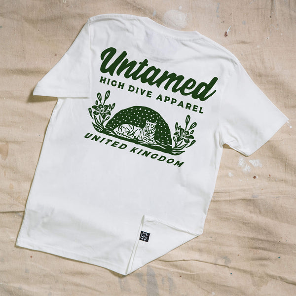 Untamed White Tee