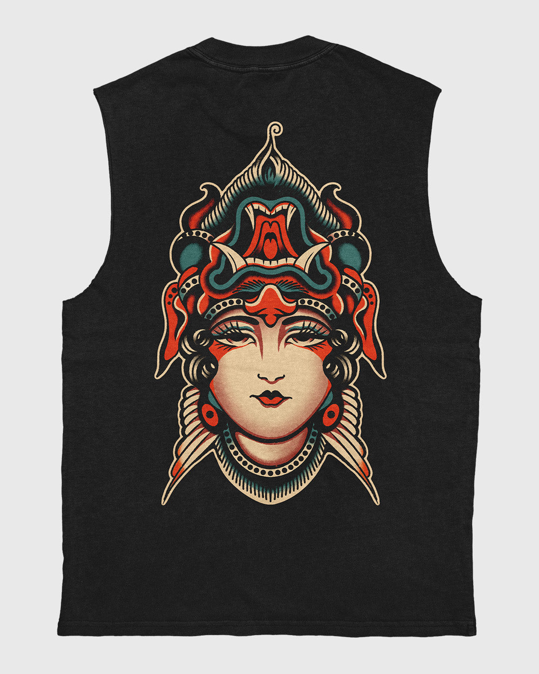 Veil Of Fury Heavy Faded Black Tank