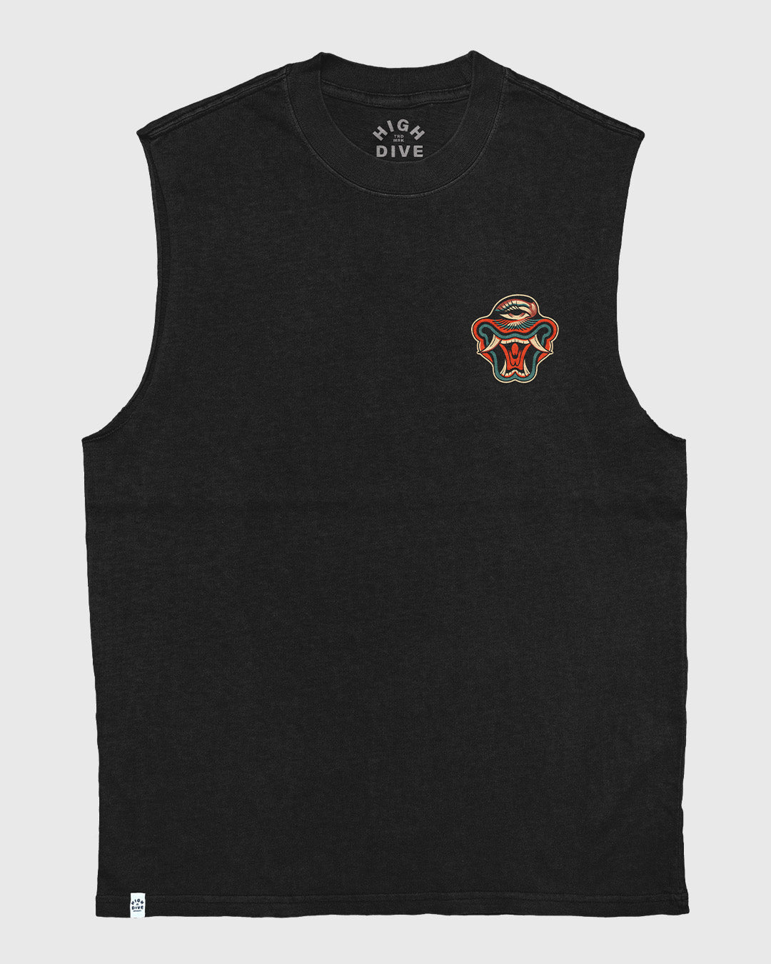 Veil Of Fury Heavy Faded Black Tank