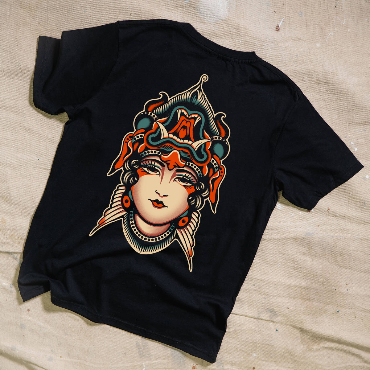 Veil Of Fury Black Tee
