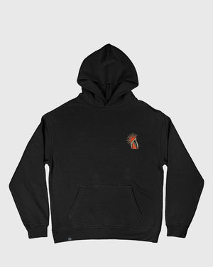 Venom & Velvet Oversized Black Hoody