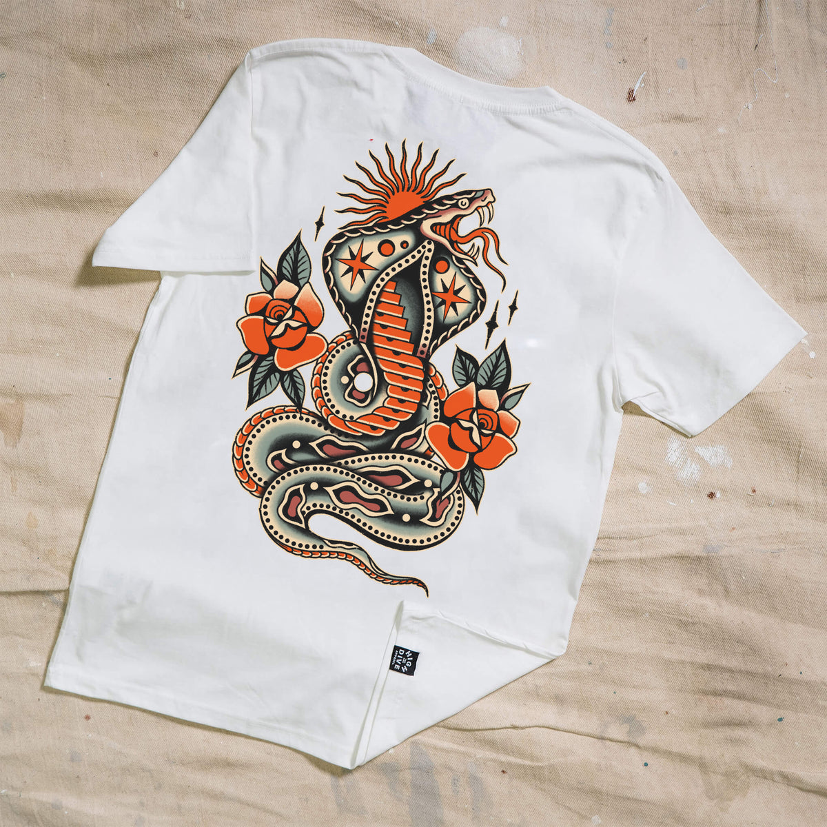 Venom & Velvet White Tee