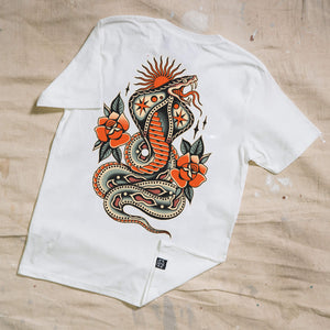 Venom & Velvet White Tee