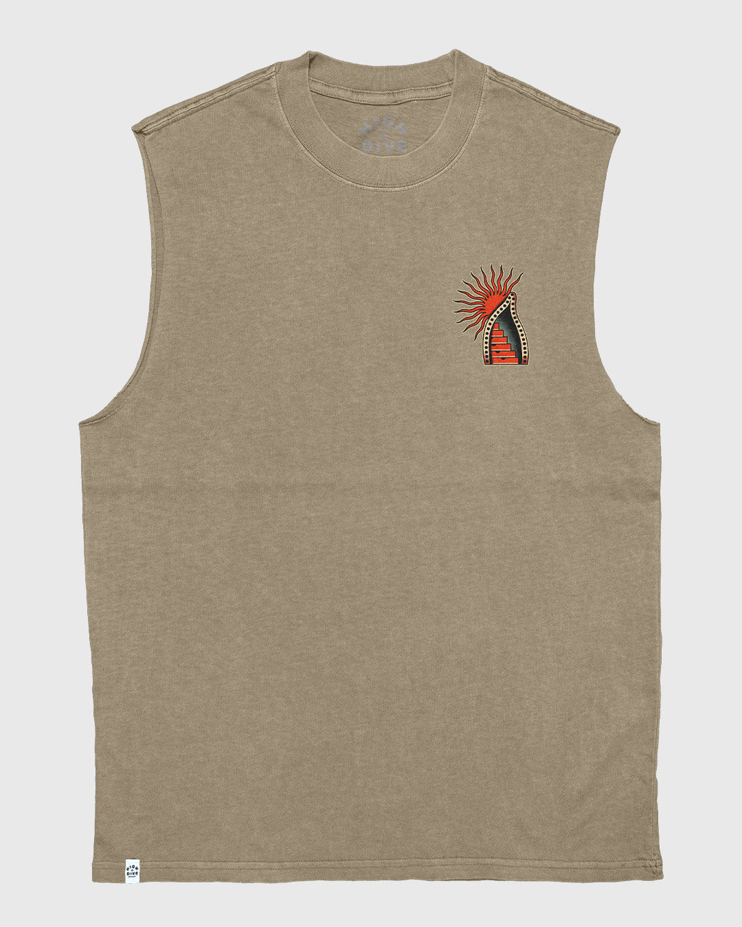 Venom & Velvet Heavy Faded Eucalyptus Tank