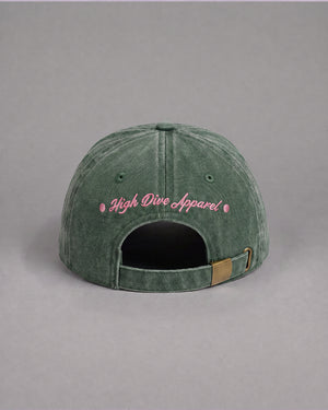 Don't Let Them Drag You Down Vintage Bottle Green Dad Cap