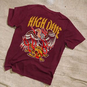 Vulture Burgundy Tee