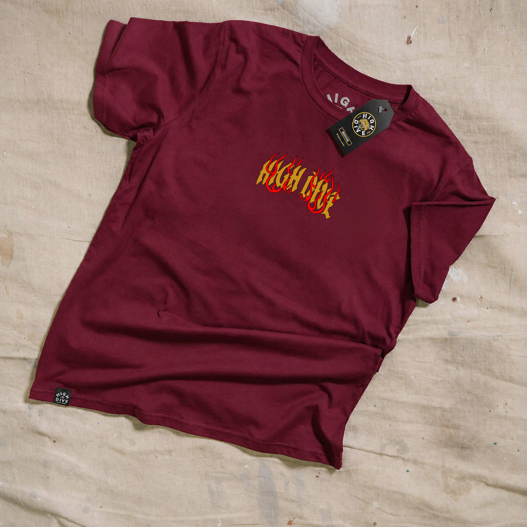 Vulture Burgundy Tee