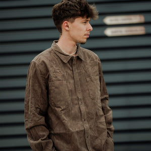 Walnut Corduroy Overshirt