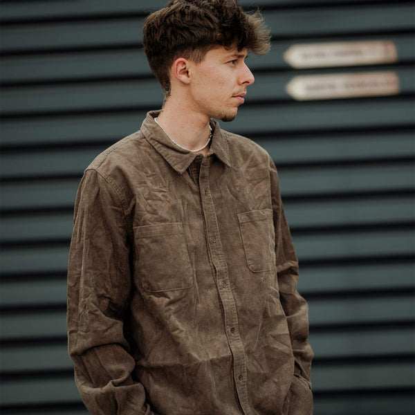 Walnut Corduroy Overshirt