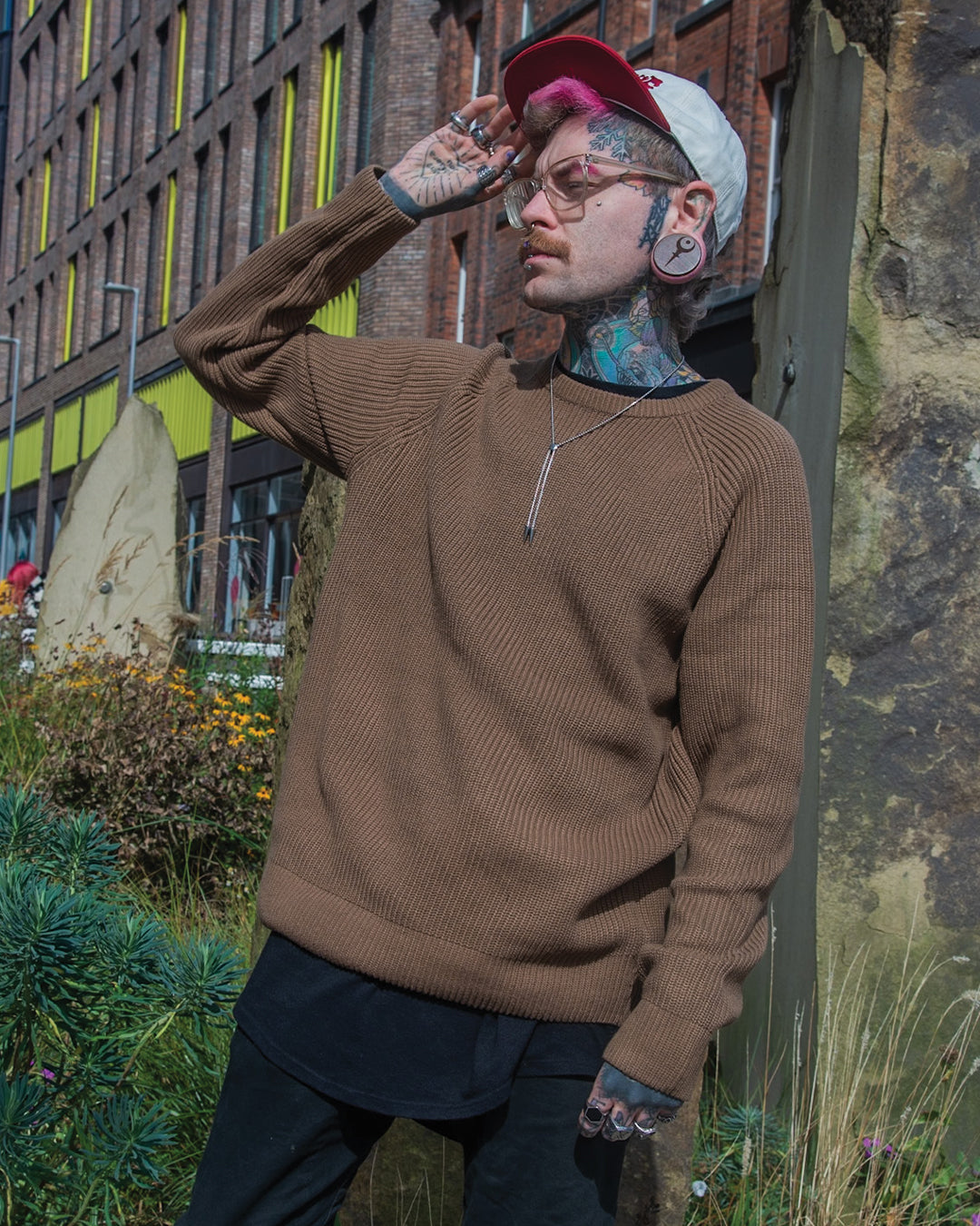 Chunky Knit Sweater Walnut