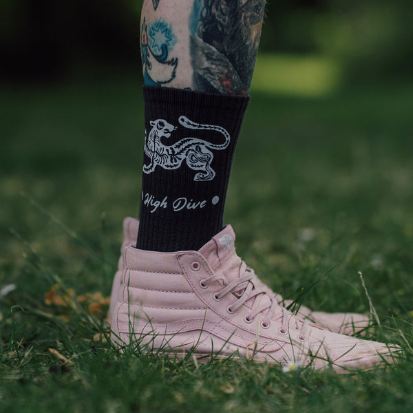 Wild Ones Coal Socks
