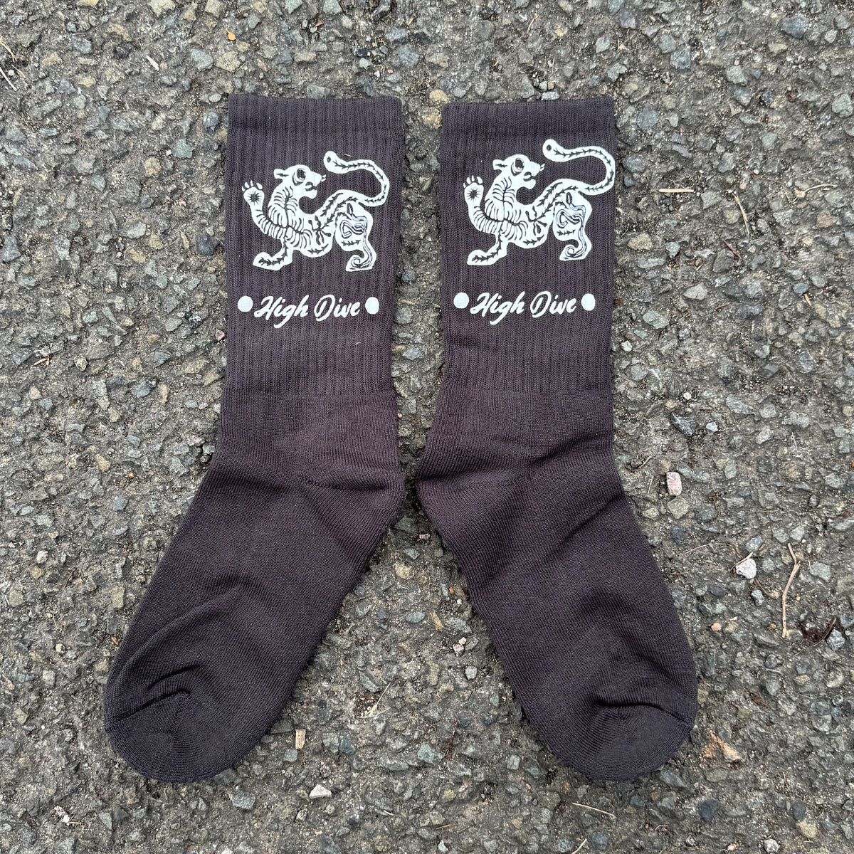 Wild Ones Coal Socks