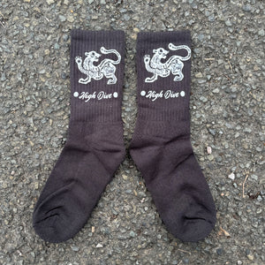 Wild Ones Coal Socks