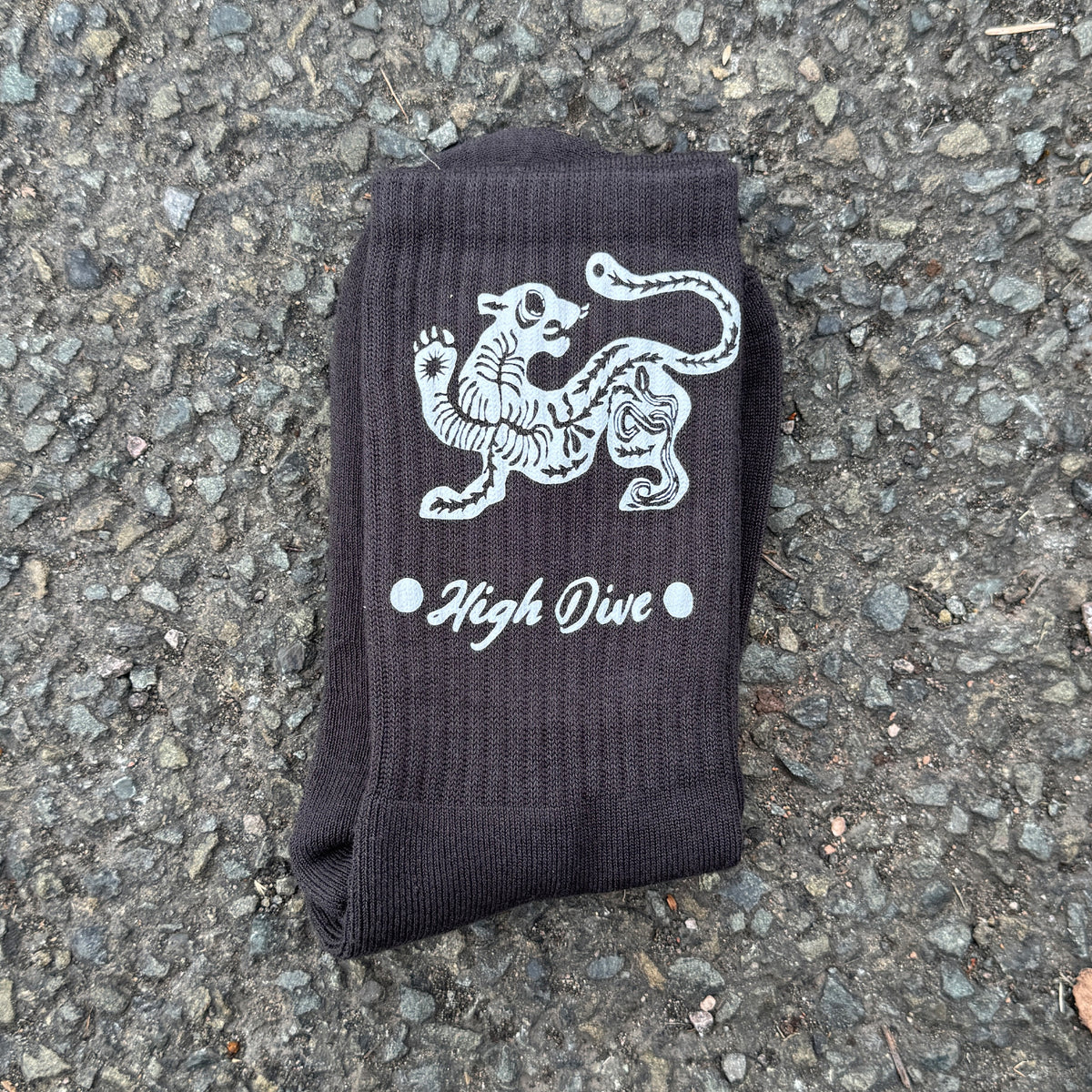 Wild Ones Coal Socks