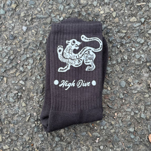 Wild Ones Coal Socks