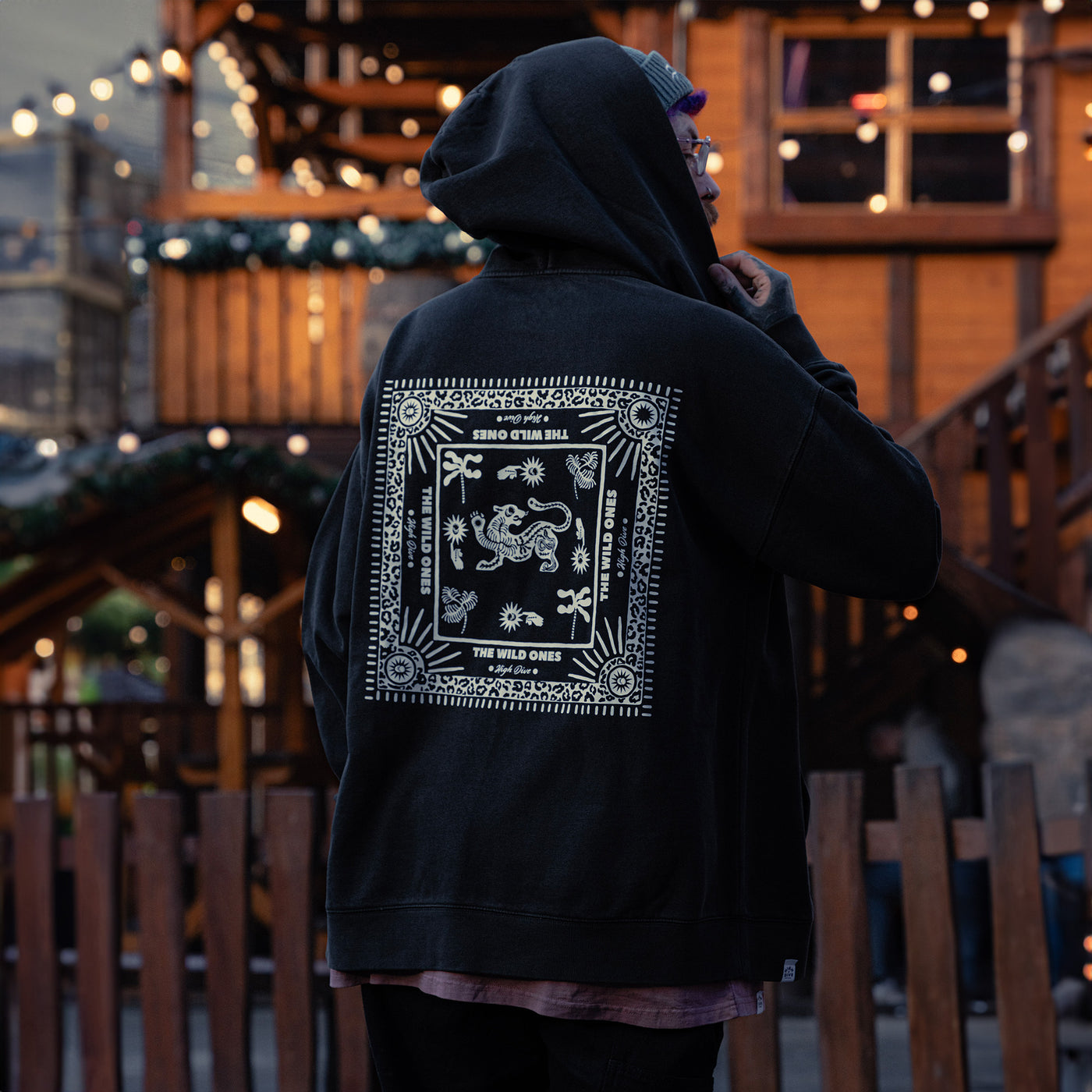 Wild Ones Oversize Faded Zipped Hoody – High Dive Apparel