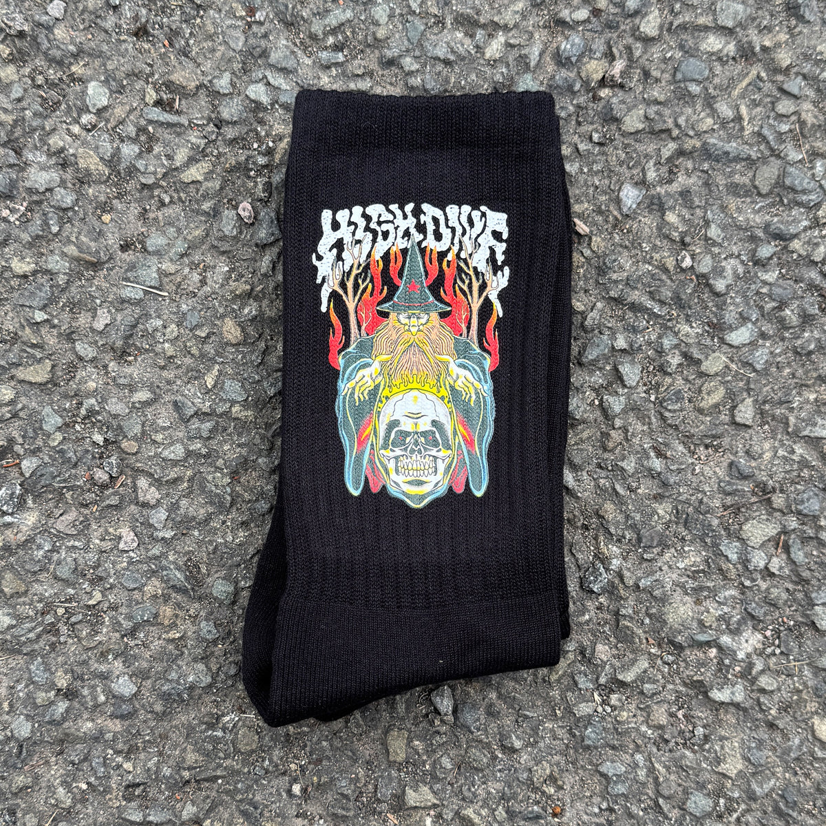 Wizard Black Socks