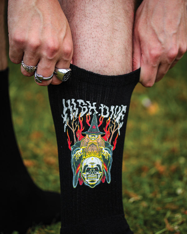 Wizard Black Socks