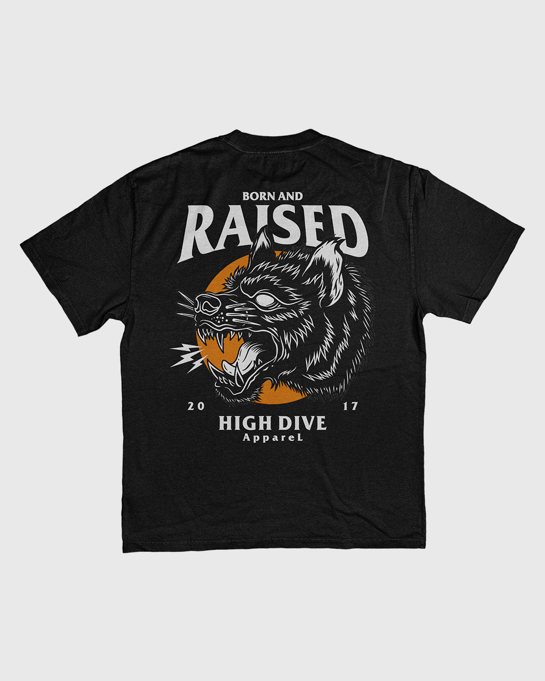 Limited Edition Wolfpack Heavy Tee Faded Black