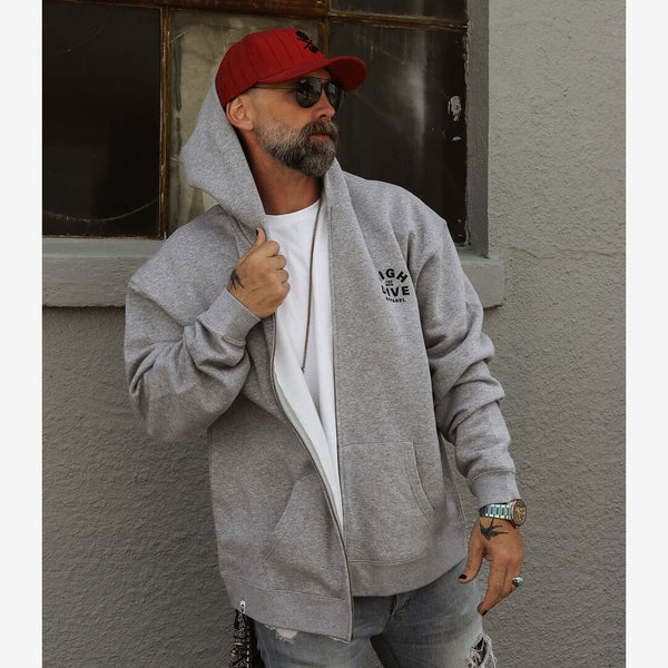 Staple Zipped Oversized Hoodie