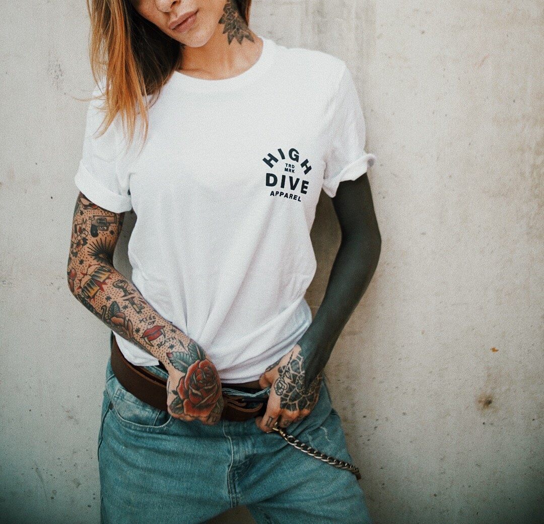 Camiseta básica de manga corta 