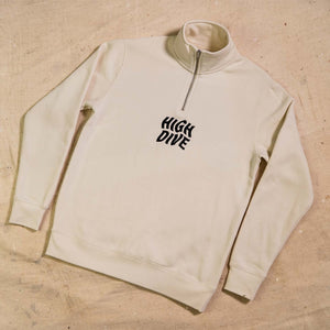 Embroidered 1/4 Zip Crew