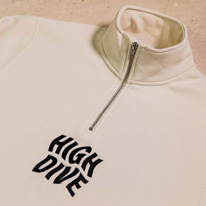 Embroidered 1/4 Zip Crew