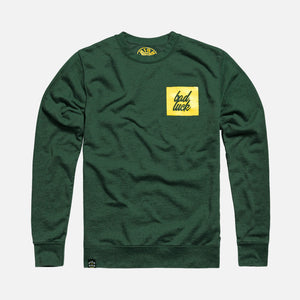 Bad Luck Bottle Green Jumper