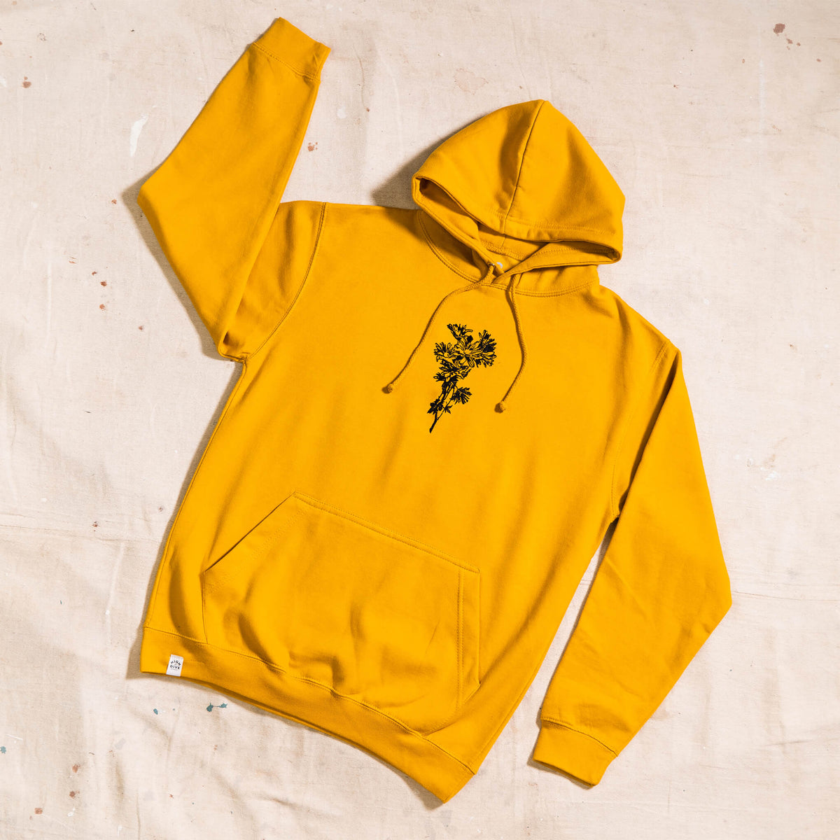 Supa Dupa Cool Embroidered Flower Hoody