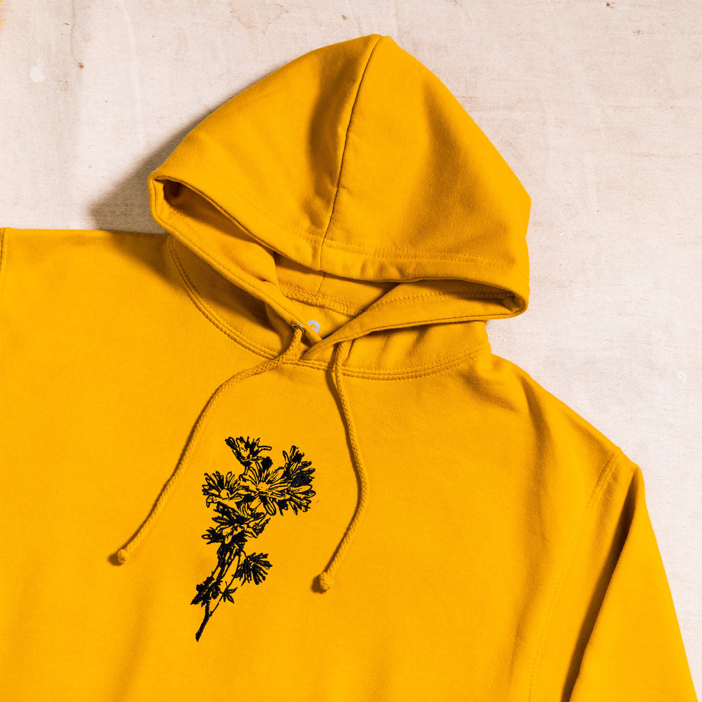 Supa Dupa Cool Embroidered Flower Hoody