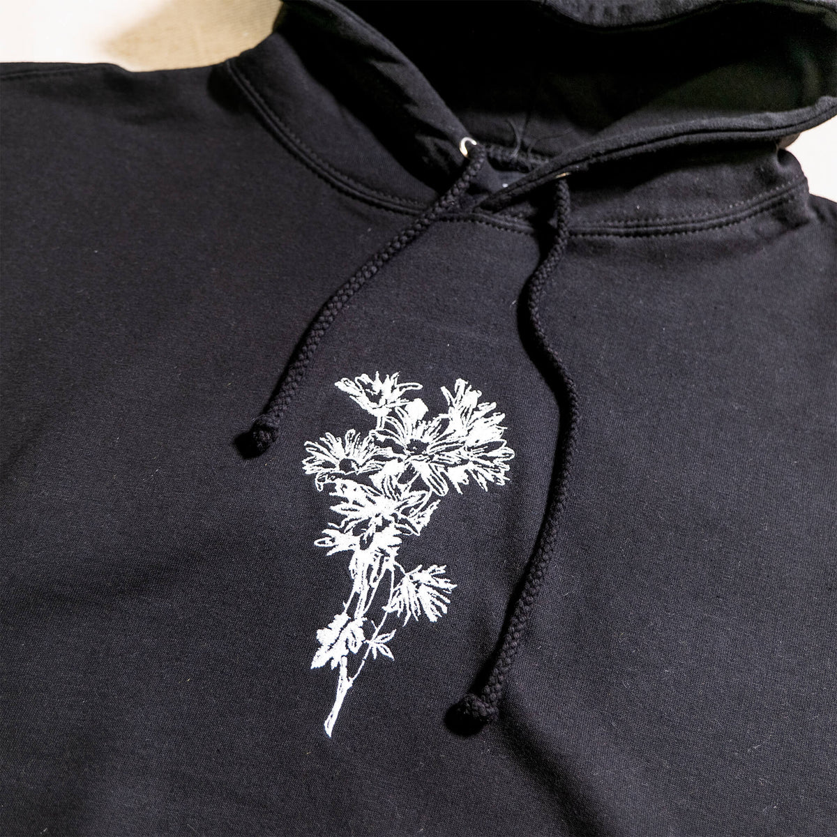 Supa Dupa Cool Embroidered Flower Hoody