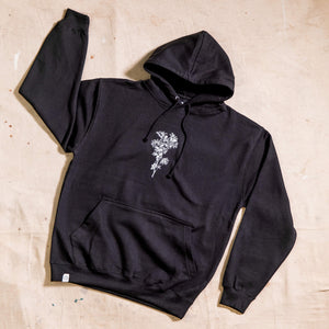 Supa Dupa Cool Embroidered Flower Hoody