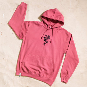 Supa Dupa Cool Embroidered Flower Hoody