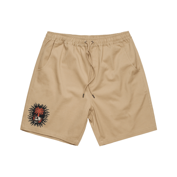 Dead Vibes Tan Walk Shorts