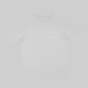 Camiseta blanca de gran tamaño 
