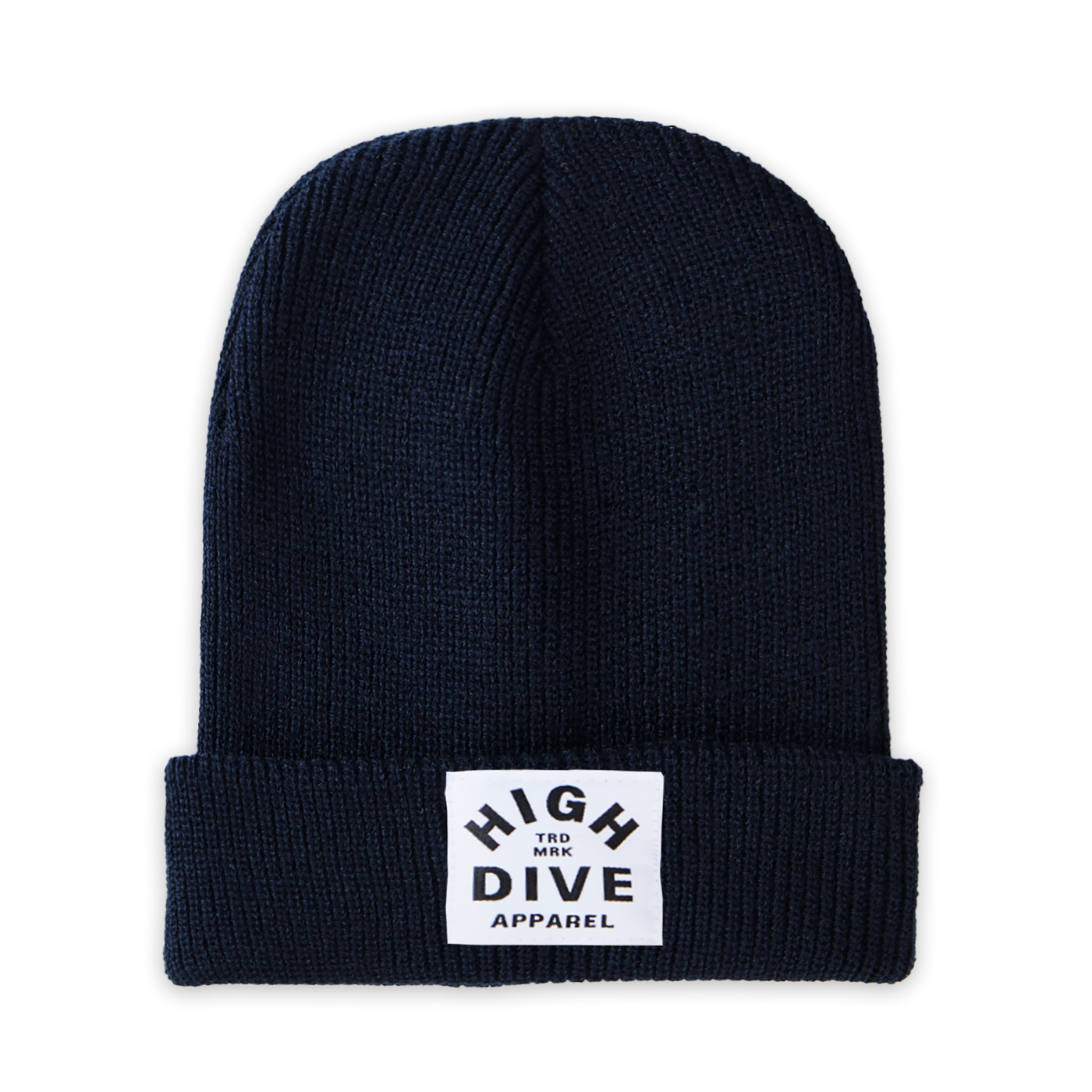 French Navy Beanie With White HDA Label