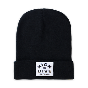 Black Beanie With White HDA Label