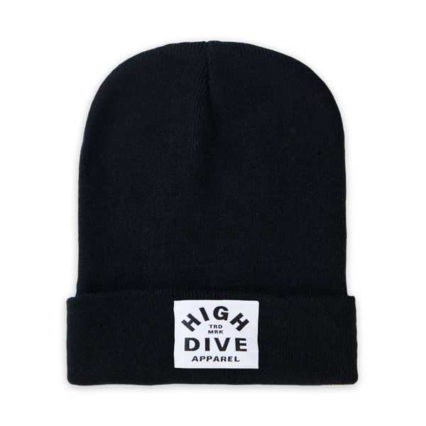 Black Beanie With White HDA Label