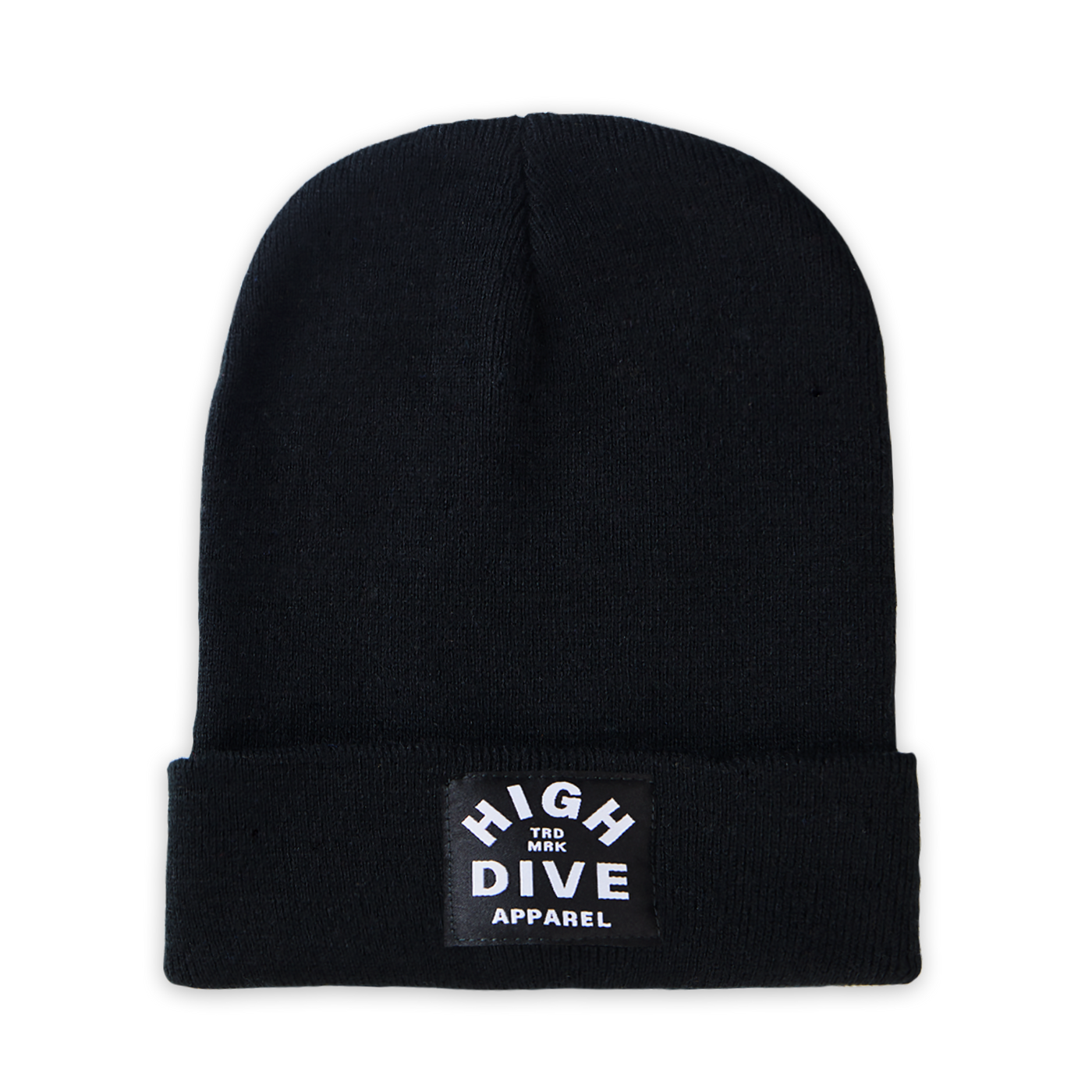 Schwarze Mütze mit schwarzem HDA-Label
